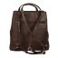 Mina 2v1 shopper/backpack dark brown