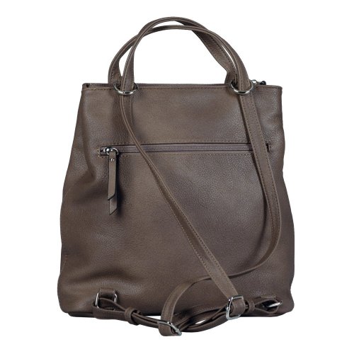 Mina 2v1 shopper/backpack taupe
