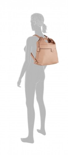 Gabriella 2v1 hobobag/backpack beige