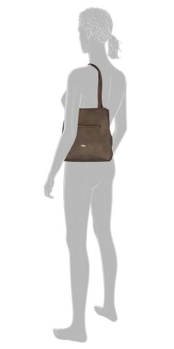 Mina 2v1 shopper/backpack taupe