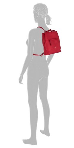 Mina 2v1 shopper/backpack red