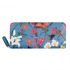 Granada Fleur long wallet blue
