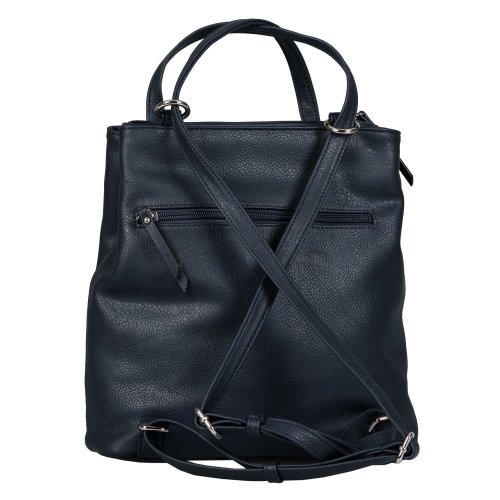 Mina 2v1 shopper/backpack blue