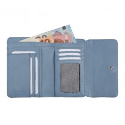 Granada Fleur flap wallet blue