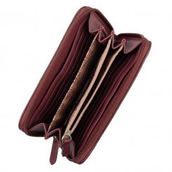 Gabriella long wallet dark red