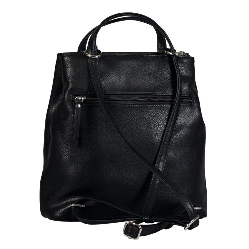 Mina 2v1 shopper/backpack black