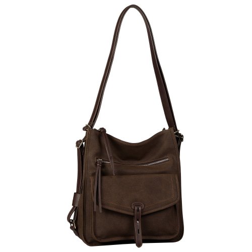 Francisca 2v1 hobobag/backpack brown