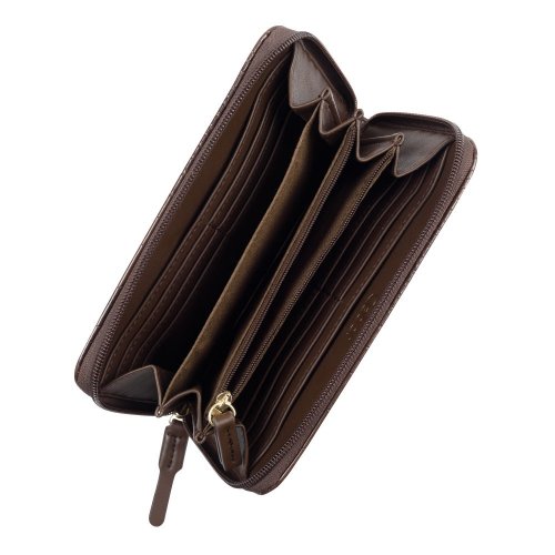 Livia wallet croco brown